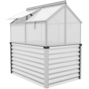 Vitavia visoka topla greda Gaia Jumbo HKP 4 mm Aluminijasta 83 x 122 x 135 cm