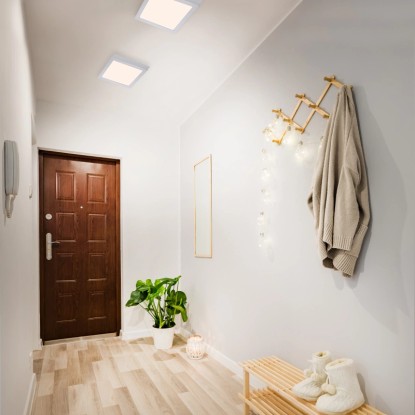 Briloner LED stropna in stenska svetilka Fire mat kromirana 16,5 W