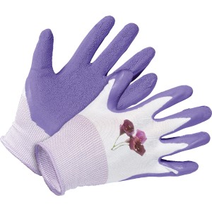 LUX-TOOLS Vrtne rokavice Lateks Lila Vel. 9