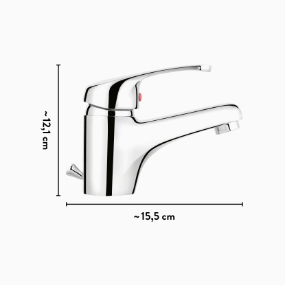 baliv kromirana armatura za umivalnik WT-5090