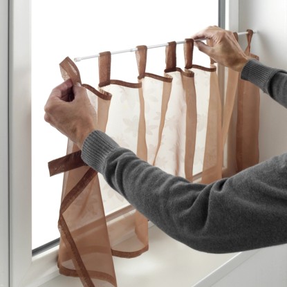 Gardinia Vpenjalni drog Ø 8 mm Bel 45 cm - 65 cm 2 kosa