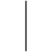 Jarmex Steber za ograjo Prato 5 cm x 5 cm x 200 cm globoko črna mat