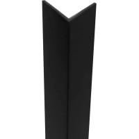 Arcansas Kotni profil 15 mm x 15 mm x 1000 mm PVC mat črn