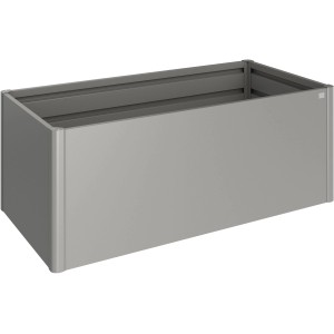 Biohort Kovinska visoka greda 77 cm x 201 cm x 102 cm kremenovo siva-kovinska