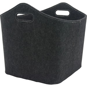 FIREFIxE Zabojček za drva iz filca, črne barve