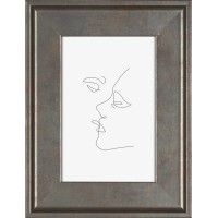 Okvir za sliko iz MDF Venezia FSC srebrn 10 cm x 15 cm