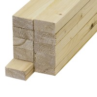 Letev za podkonstrukcije iz smrekovine/borovine oblana 19 mm x 44 mm x 2500 mm