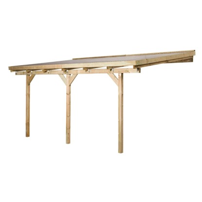 Weka Nadstrešek za teraso Velikost 2 z merami 424 cm x 257 cm