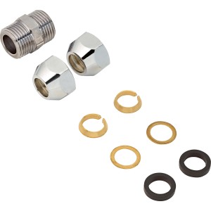 Kompresijska povezava Ø 10 mm Ravna