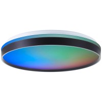 Brilliant Stropna LED svetilka Britt RGB + CCT &Oslash; 48 cm bela/črna