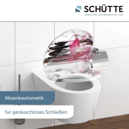 WC-deska Schütte Wellyness duroplast avtomatsko spuščanje hitro odpenjanje