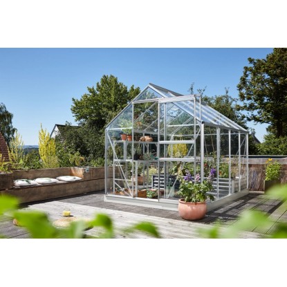 Vitavia rastlinjak Planet 5000 ESG Črn Š 195 cm x G 257 cm