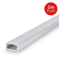 Briloner Pimp your Stripe Aluminijasti profil samolepljiv 2 m alu-bela