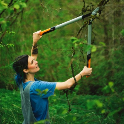 Fiskars PowerGearX Obvodne škarje za veje LX98-L 50 mm premera rezanja