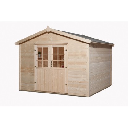 Weka Lesena vrtna hiška Ravenna B Natur Š x G: 300 cm x 205 cm
