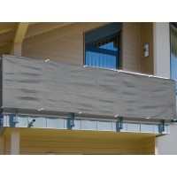Balkonska zaščita pred pogledi 90 cm Antracitna Metrsko blago