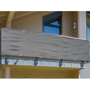 Balkonska zaščita pred pogledi 90 cm Antracitna Metrsko blago