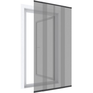 Windhager Teleskopska zavesa za vrata KST antracit 120 cm x 250 cm