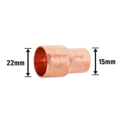 Spajkan reducirni nastavek Ø 22 mm x Ø 15 mm Baker