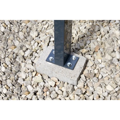 Gutta Nadstrešek za teraso Komplet Antracit 306 cm x 306 cm