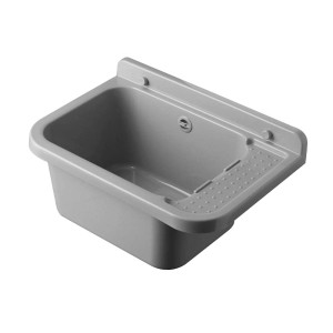 Eurociere Zunanji umivalnik Pilozzo 50 x 34 x 21 cm siva