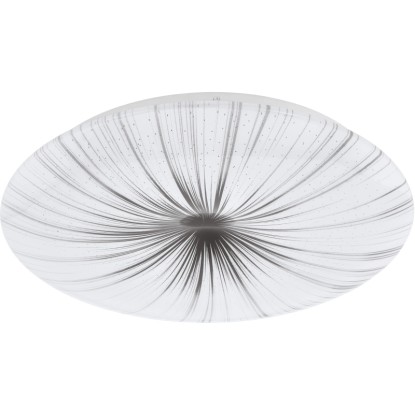Eglo LED stropna svetilka Nieves 1 bela in srebrna 41 cm