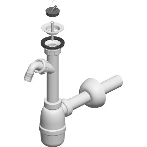 LIV Sifon za umivalnik rešetka Ø 60 mm