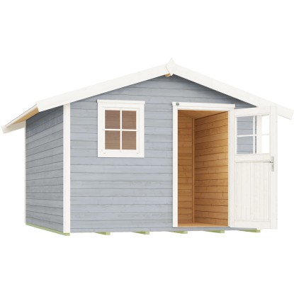 Weka Lesena vrtna hiška 123 Vel. 5 Siva 8,9 m²