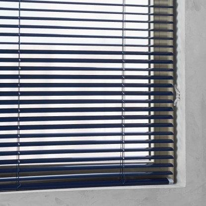 Cocoon Aluminijasta žaluzija 25 mm modra 160 cm x 175 cm