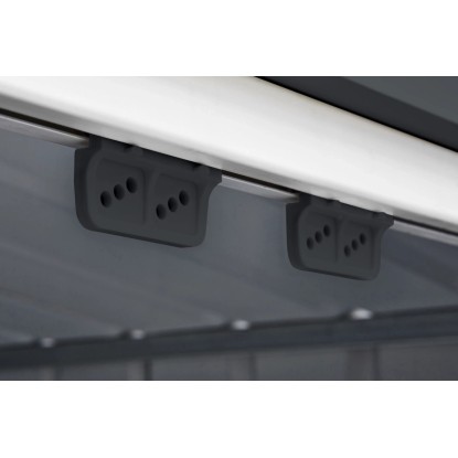 Globel Industries kovinska lopa 10x10 antracit Š x G: 295 cm x 299 cm