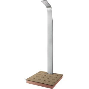 Zunanji panel s prho Nerjavno jeklo V: 224 cm