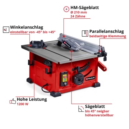 Einhell Namizna žaga TC-TS 8