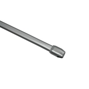 Vitražna palica Ø 11 mm Mat srebrna 60 cm-90 cm