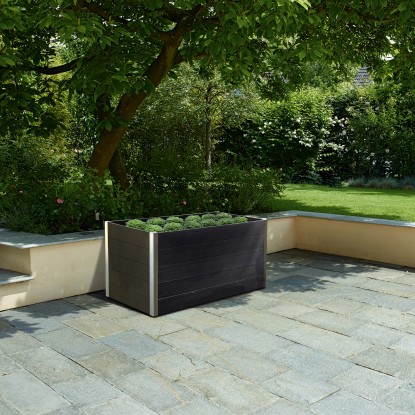 Visoka greda iz WPC 150 cm x 70 cm x 75 cm