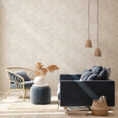 A.S. Création koprenasta tapeta New Walls Floral Minimalist Zen bež FSC®
