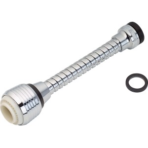 Varčevalec vode s cevjo M22 x M24 x 150 mm Kromiran