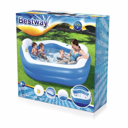 Družinski bazen Family Pool Fun 213 cm x 206 cm x 69 cm