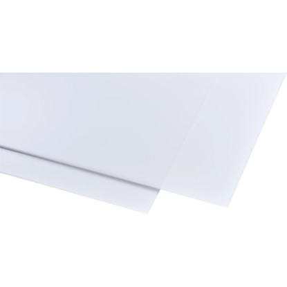 Plošča iz polistirola 2,5 mm gladka opal 2000 mm x 1000 mm