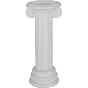 Svečnik Modern Antique 15,1 cm x 6,7 cm x 7,2 cm beli