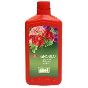 Asef Tekoče mineralno gnojilo za balkonske rastline 1 l