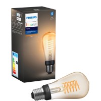 Philips Hue LED-sijalka z nitko ST19 Bela E27 Enojno pakiranje 9 W Bluetooth