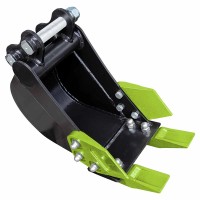 Zipper Bagerska žlica ZI-MBG1000DBS 200 mm črna