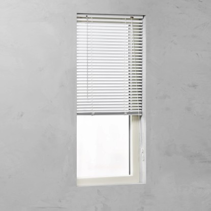 Cocoon Aluminijasta žaluzija 25 mm bela 60 cm x 130 cm