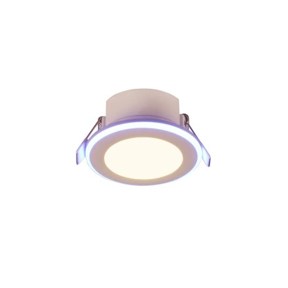 Trio Vgradna LED-svetilka Argus 1-plamenska bela mat Ø 8,2 cm