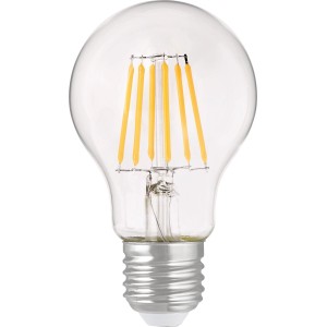 LED-žarnica z nitko klasične oblike E27/6 W (806 lm) Topla bela svetloba ER: A++