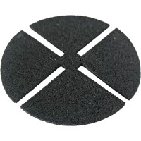 Gumijasti podstavek GS Terrassen 130 mm x 130 mm x 3 mm za nosilce plošč