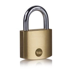 Yale Cilindrična obešanka 40 mm 1 kos 3 ključi medenina