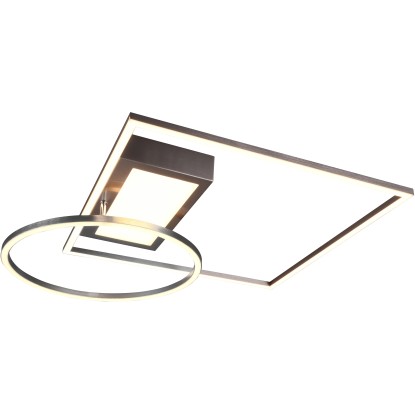 Trio LED stropna svetilka Downey nikelj mat CCT 2700 K-6500 K