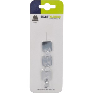 Siro Kljuka 2319 Kovina Krom Sijajna Samolepilna 3 kosi