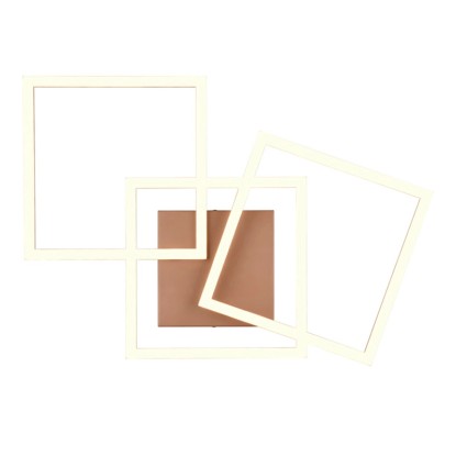 Reality Stropna LED-svetilka Trail 1-plamenska Coffee 52,6 cm x 52,6 cm